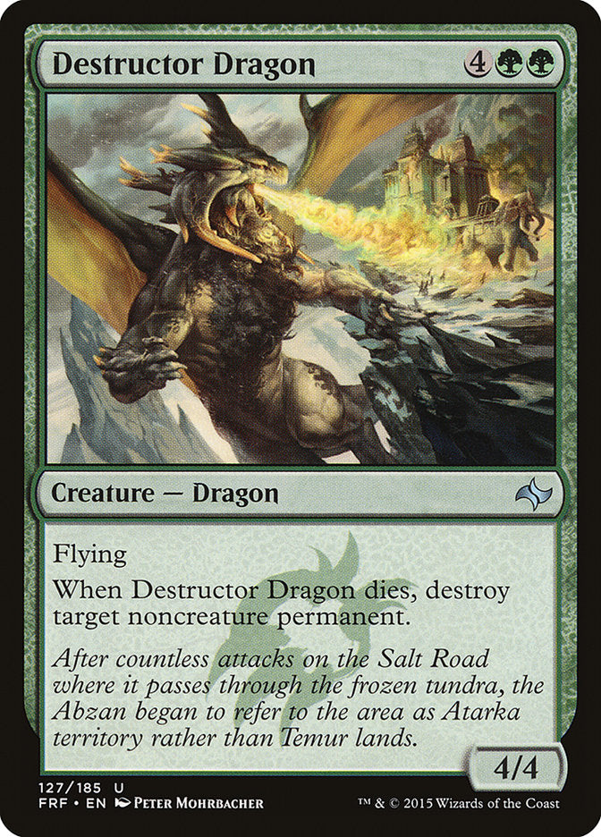 Destructor Dragon 127 (Fate Reforged)  - Foil | Good Games Adelaide SA