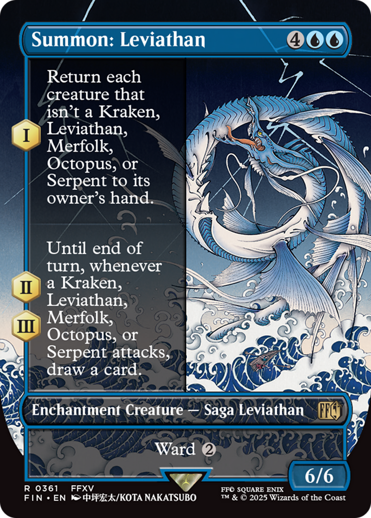 Summon: Leviathan (Borderless) [FINAL FANTASY] | Good Games Adelaide SA