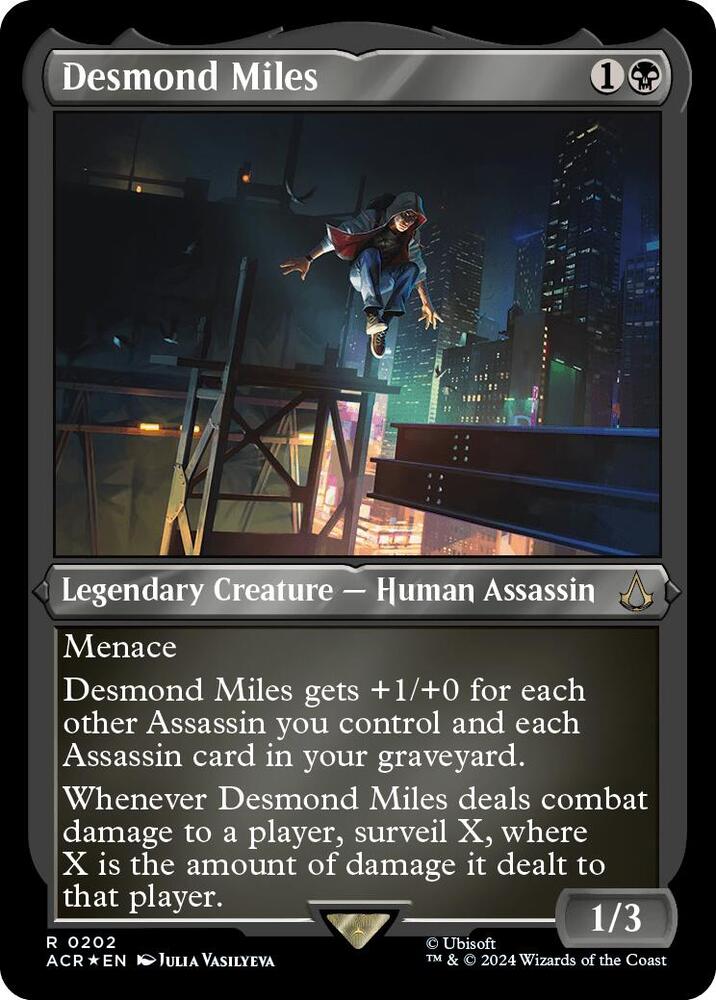 Desmond Miles 202 (Universes Beyond: Assassin's Creed)  - Foil | Good Games Adelaide SA