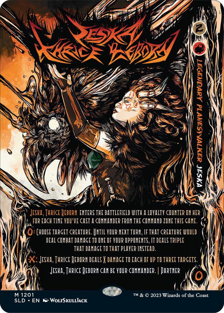 Jeska Thrice Reborn 1201 (Secret Lair Drop Series)  - Foil | Good Games Adelaide SA