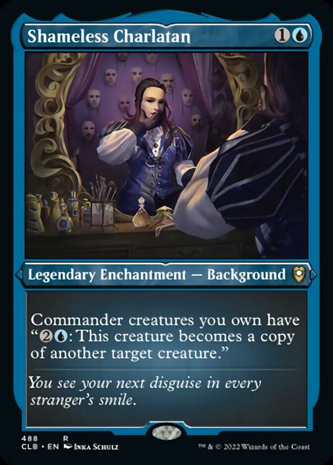 Shameless Charlatan (Foil Etched) [Commander Legends: Battle for Baldur's Gate] | Good Games Adelaide SA