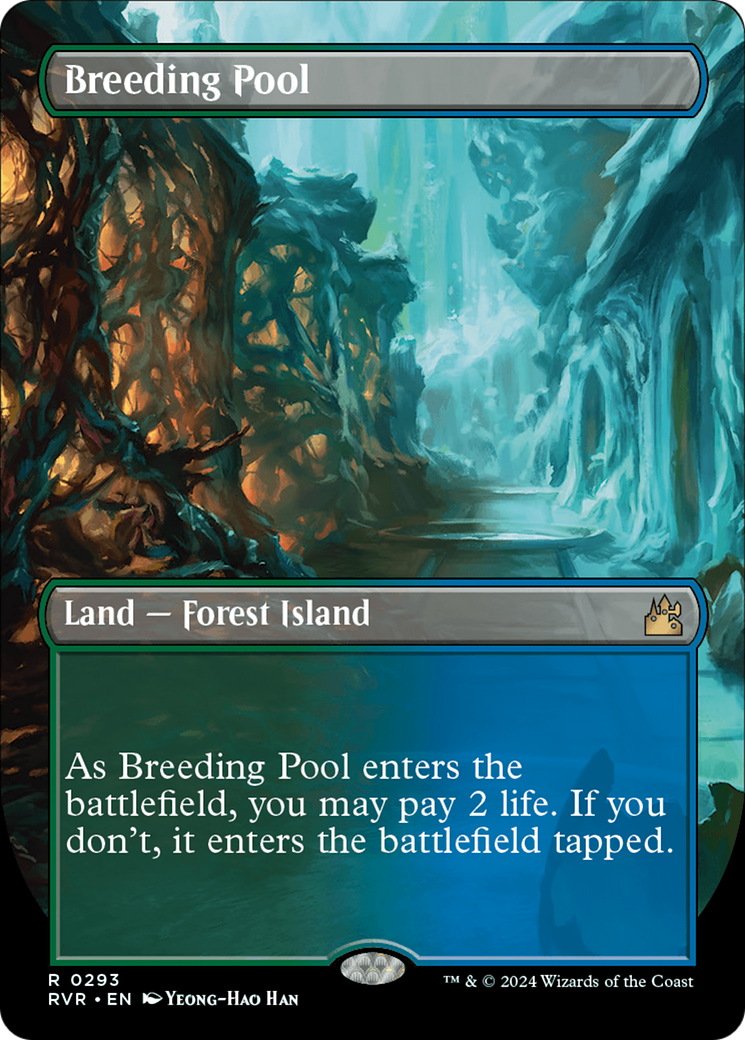 Breeding Pool (Borderless) [Ravnica Remastered] | Good Games Adelaide SA