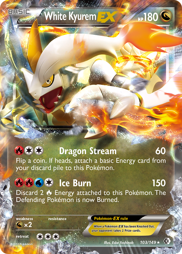 White Kyurem EX (103/149) [Black & White: Boundaries Crossed] | Good Games Adelaide SA