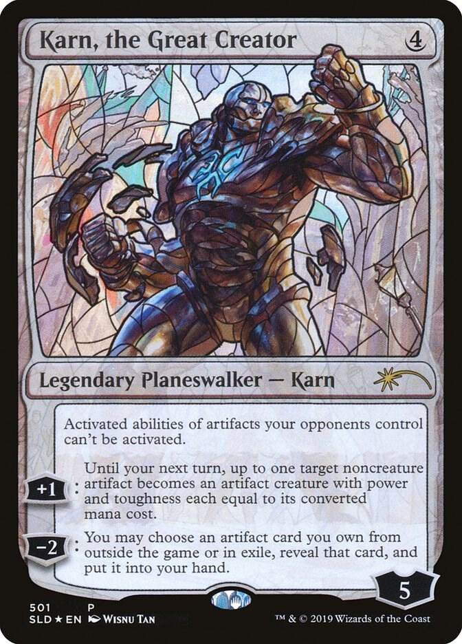 Karn the Great Creator Stained Glass 501 (Secret Lair Drop Series)  - Foil | Good Games Adelaide SA