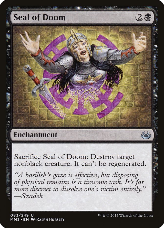 Seal of Doom 83 (Modern Masters 2017)  - Foil | Good Games Adelaide SA