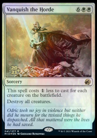 Vanquish the Horde [Innistrad: Midnight Hunt Prerelease Promos] | Good Games Adelaide SA