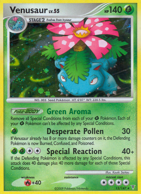 Venusaur (13/147) (Theme Deck Exclusive) [Platinum: Supreme Victors] | Good Games Adelaide SA