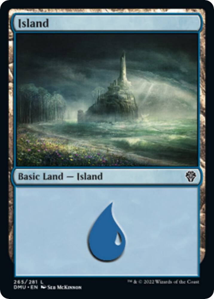 Island 265 265 (Dominaria United)  - Foil | Good Games Adelaide SA