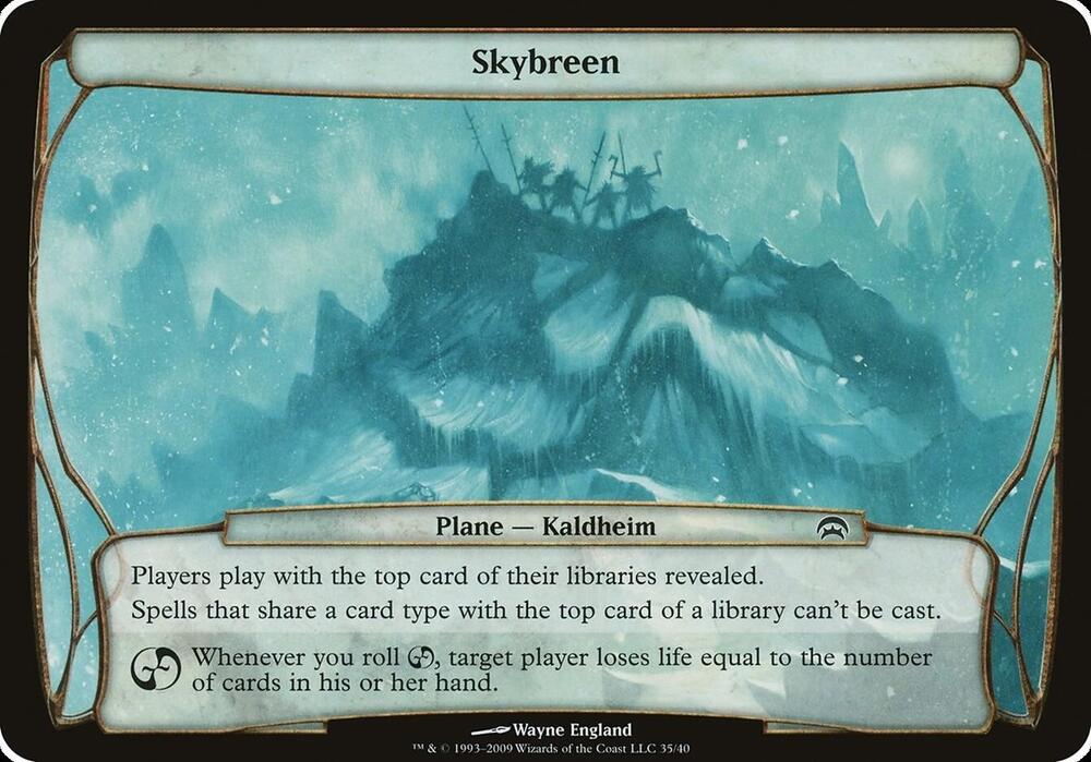 Skybreen Planechase  (Oversize Cards)  | Good Games Adelaide SA