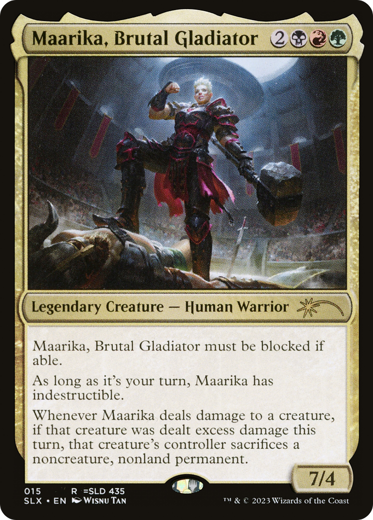 Maarika, Brutal Gladiator [Secret Lair: Universes Within] | Good Games Adelaide SA