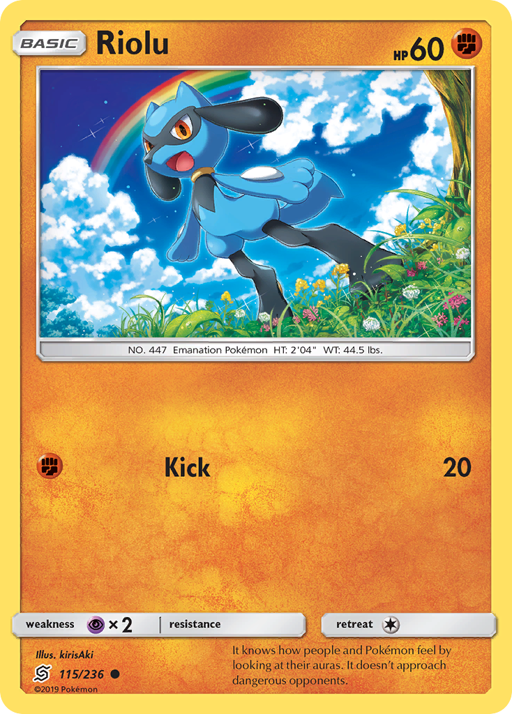 Riolu (115/236) [Sun & Moon: Unified Minds] | Good Games Adelaide SA