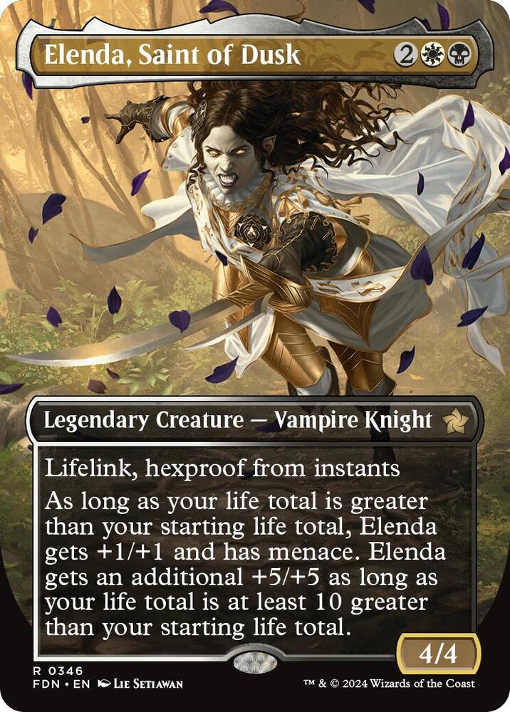 Elenda Saint of Dusk 346 (Foundations)  - Foil | Good Games Adelaide SA