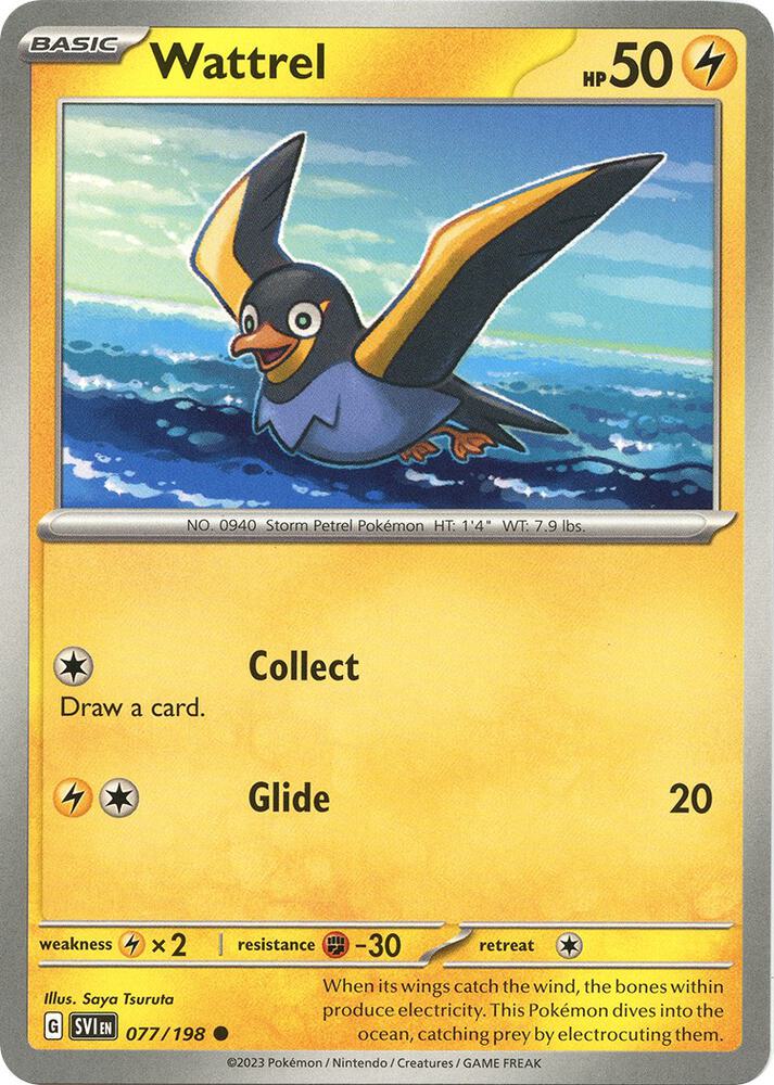 Wattrel 077/198 (SV01: Scarlet & Violet Base Set)  | Good Games Adelaide SA