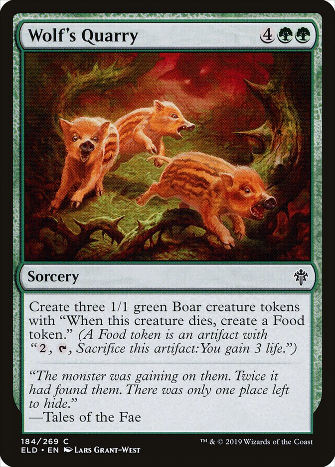 Wolf's Quarry 184 (Throne of Eldraine)  - Foil | Good Games Adelaide SA