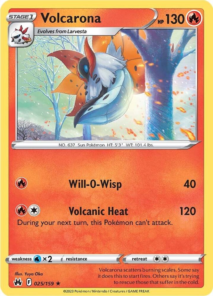 Volcarona 025/159 (Crown Zenith)  | Good Games Adelaide SA