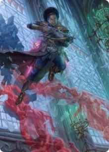 Kaya Geist Hunter Art Card 3 (Art Series: Innistrad: Crimson Vow)  | Good Games Adelaide SA