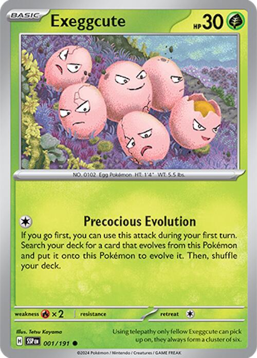 Exeggcute 001/191 (SV08: Surging Sparks)  | Good Games Adelaide SA