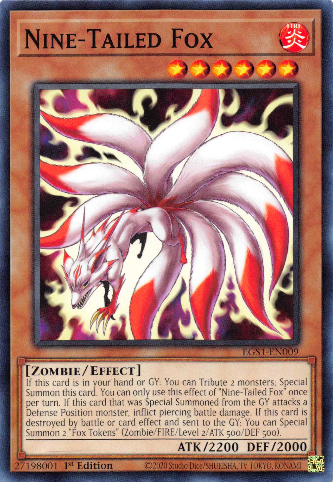 Nine-Tailed Fox [EGS1-EN009] Common | Good Games Adelaide SA