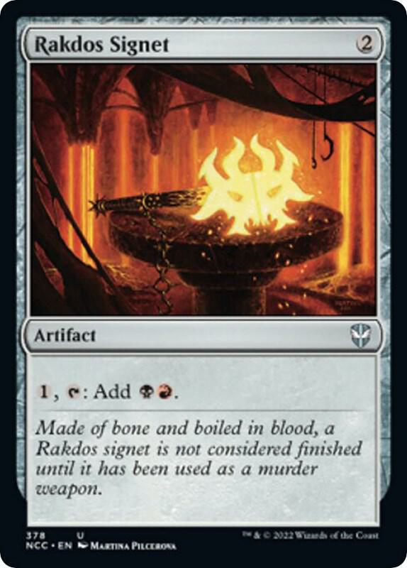 Rakdos Signet 378 (Commander: Streets of New Capenna)  | Good Games Adelaide SA