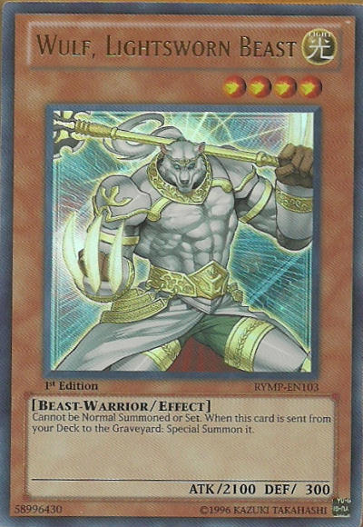 Wulf, Lightsworn Beast [RYMP-EN103] Ultra Rare | Good Games Adelaide SA