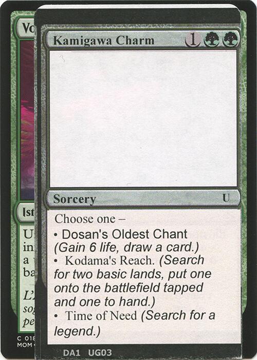 Kamigawa Charm  (Un-Known Event Playtest Cards)  | Good Games Adelaide SA