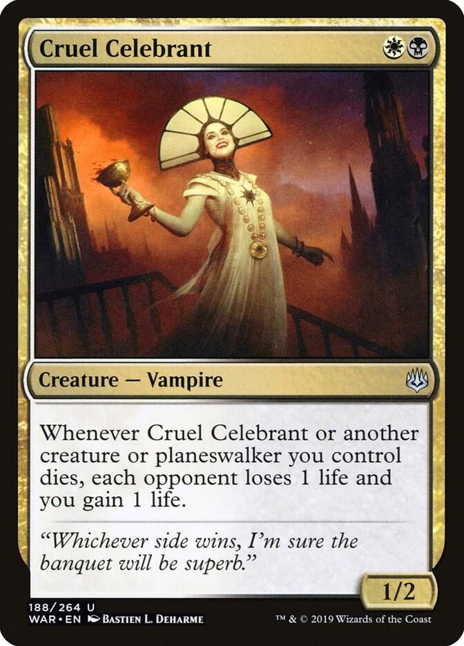 Cruel Celebrant 188 (War of the Spark)  | Good Games Adelaide SA