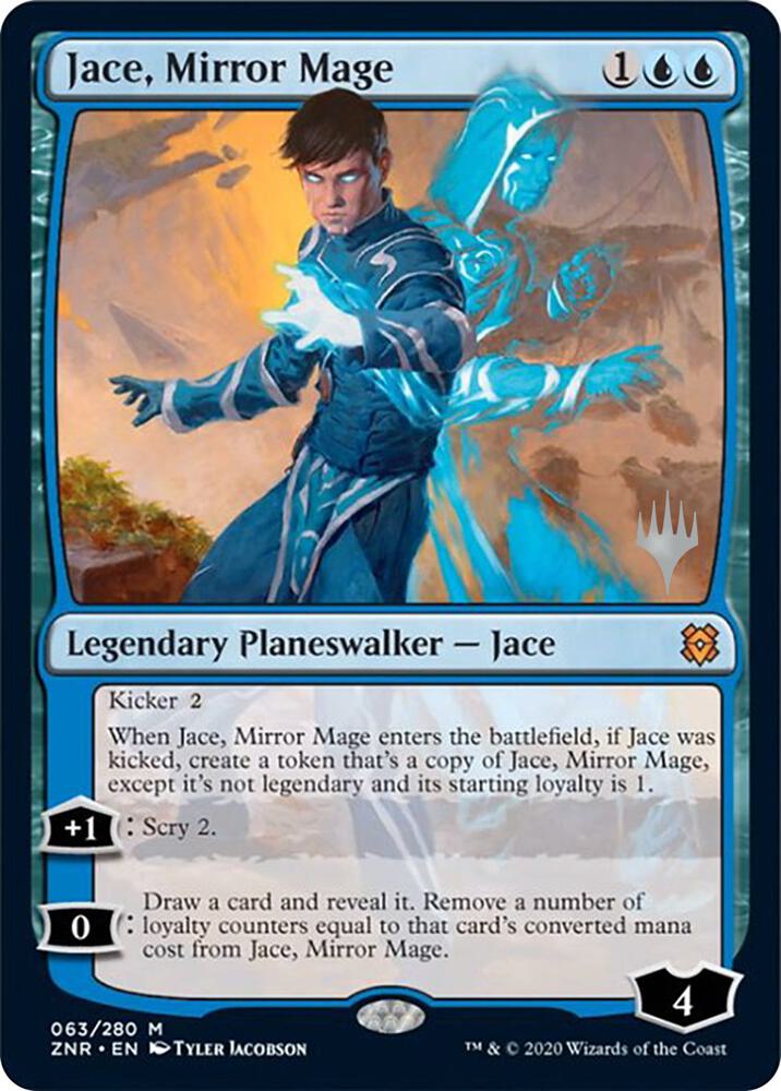 Jace Mirror Mage 63 (Promo Pack: Zendikar Rising)  - Foil | Good Games Adelaide SA