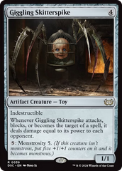 Giggling Skitterspike [Duskmourn: House of Horror Commander] | Good Games Adelaide SA