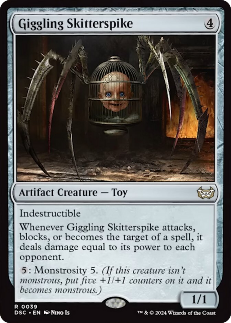 Giggling Skitterspike [Duskmourn: House of Horror Commander] | Good Games Adelaide SA
