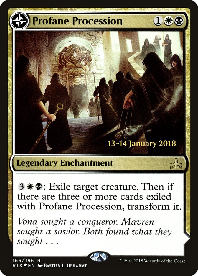 Profane Procession [Rivals of Ixalan Promos] | Good Games Adelaide SA