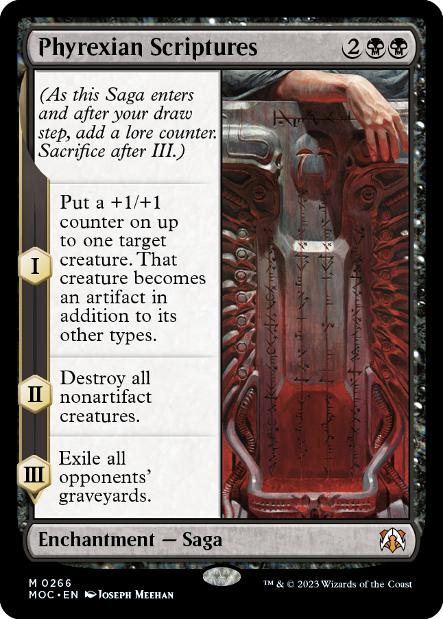 Phyrexian Scriptures [March of the Machine Commander] | Good Games Adelaide SA