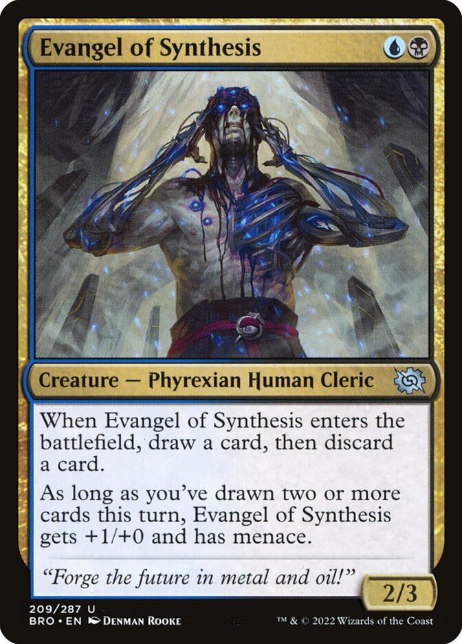 Evangel of Synthesis 209 (The Brothers' War)  - Foil | Good Games Adelaide SA