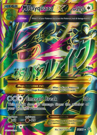 M Rayquaza EX (98/98) (Jumbo Card) [XY: Ancient Origins] | Good Games Adelaide SA