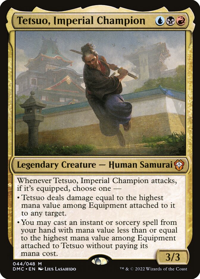 Tetsuo, Imperial Champion 44 (Commander: Dominaria United)  - Foil | Good Games Adelaide SA