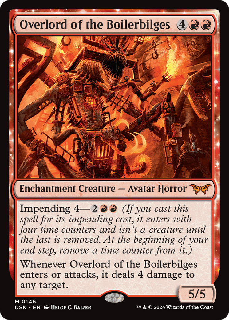 Overlord of the Boilerbilges [Duskmourn: House of Horror] | Good Games Adelaide SA