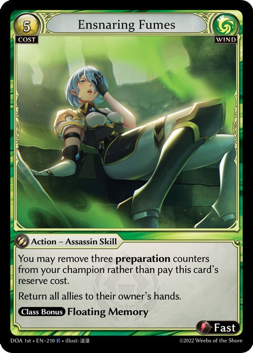 Ensnaring Fumes (210) [Dawn of Ashes: 1st Edition] | Good Games Adelaide SA