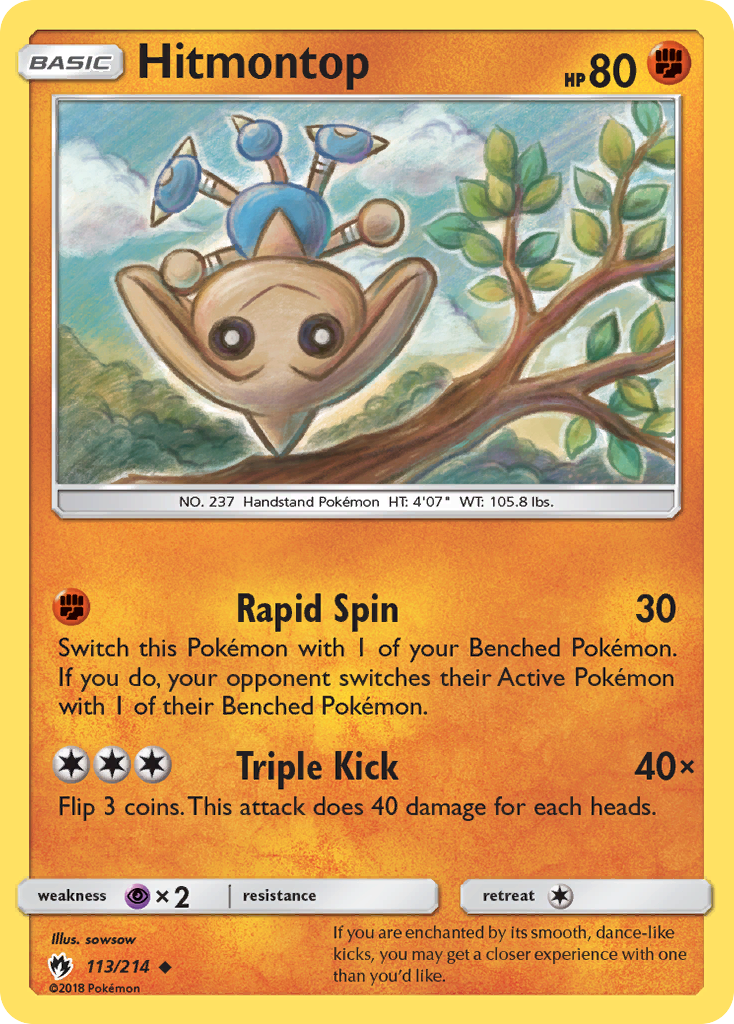 Hitmontop (113/214) [Sun & Moon: Lost Thunder] | Good Games Adelaide SA