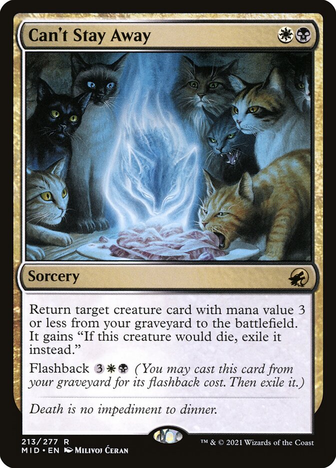 Can't Stay Away 213 (Innistrad: Midnight Hunt)  - Foil | Good Games Adelaide SA