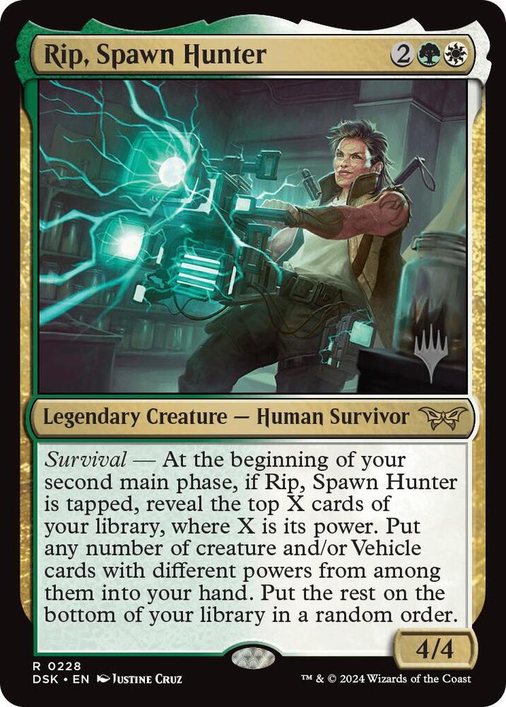 Rip, Spawn Hunter 228 (Promo Pack: Duskmourn: House of Horror)  - Foil | Good Games Adelaide SA