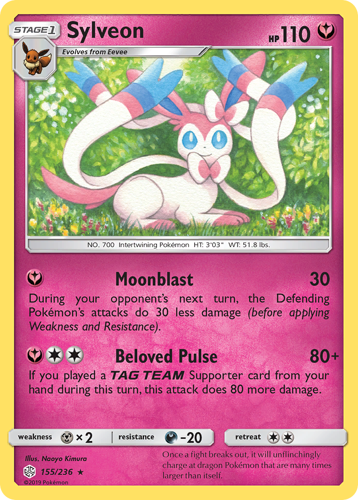 Sylveon (155/236) [Sun & Moon: Cosmic Eclipse] | Good Games Adelaide SA