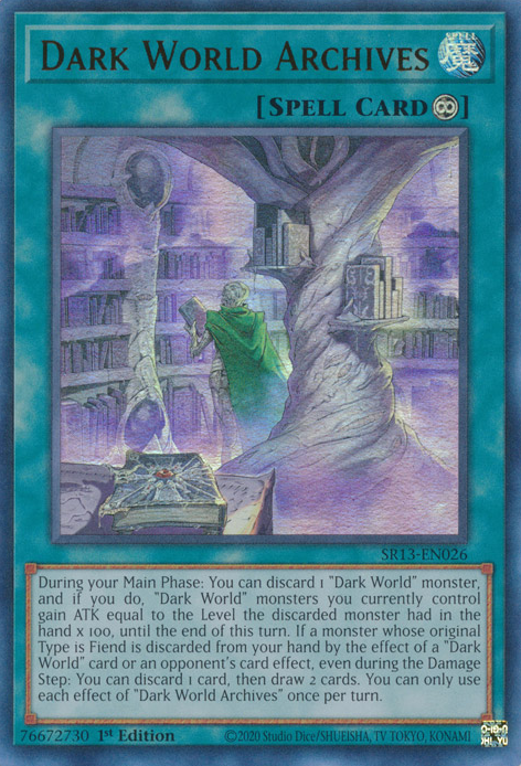 Dark World Archives [SR13-EN026] Ultra Rare | Good Games Adelaide SA