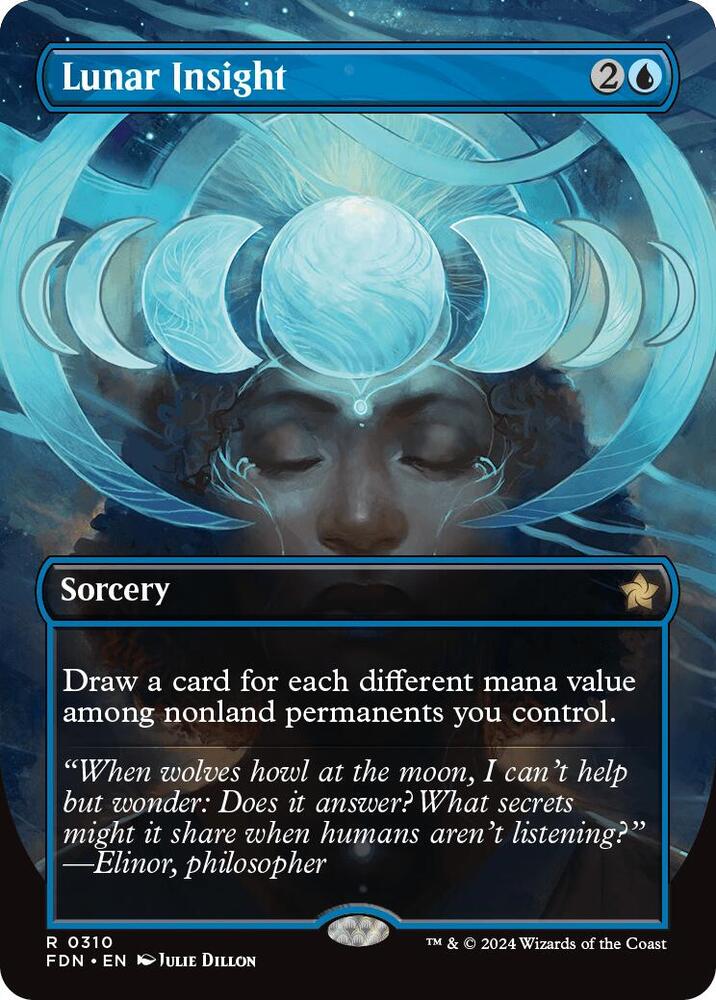 Lunar Insight 310 (Foundations)  - Foil | Good Games Adelaide SA
