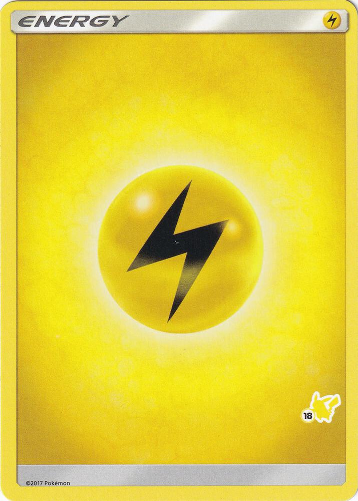 Lightning Energy 18 Pikachu Stamped  (Battle Academy)  | Good Games Adelaide SA