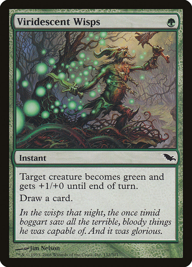 Viridescent Wisps 132 (Shadowmoor)  - Foil | Good Games Adelaide SA