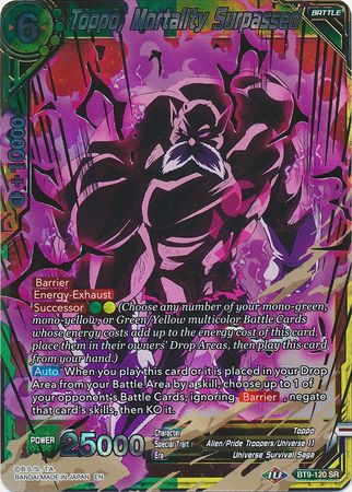 Toppo, Mortality Surpassed [BT9-120] | Good Games Adelaide SA