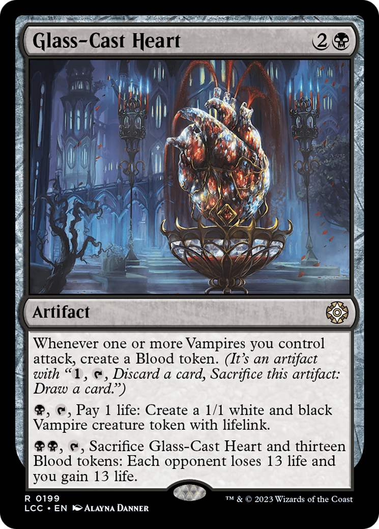 Glass-Cast Heart [The Lost Caverns of Ixalan Commander] | Good Games Adelaide SA