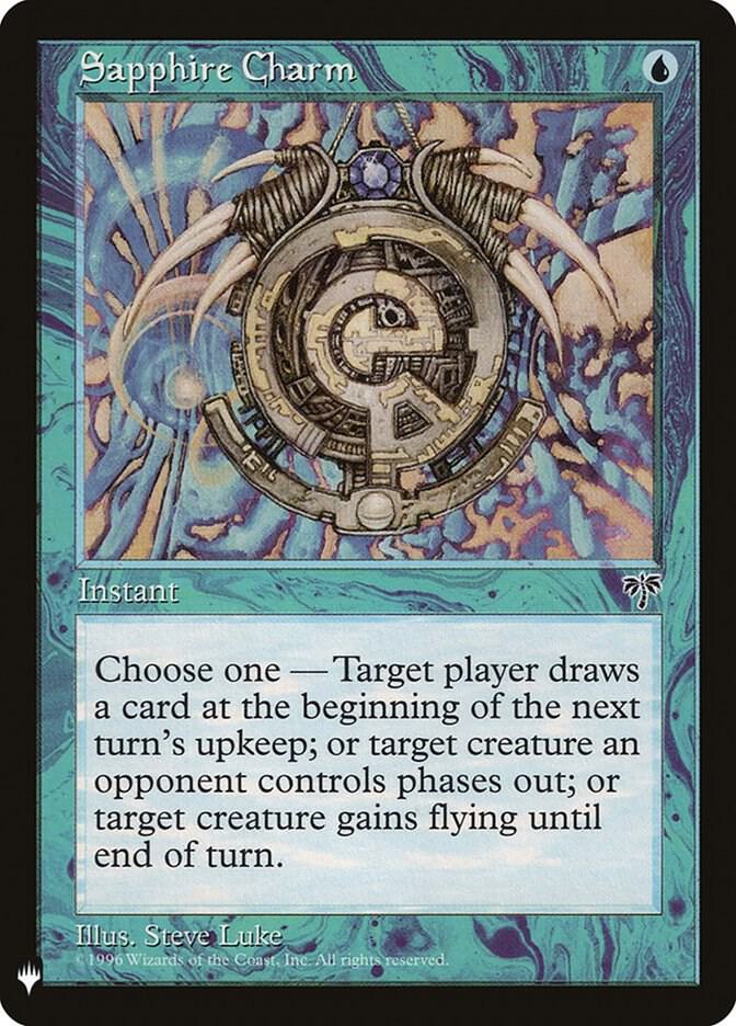 Sapphire Charm 89 (The List Reprints)  | Good Games Adelaide SA