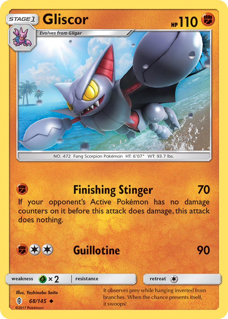Gliscor (68/145) [Sun & Moon: Guardians Rising] | Good Games Adelaide SA