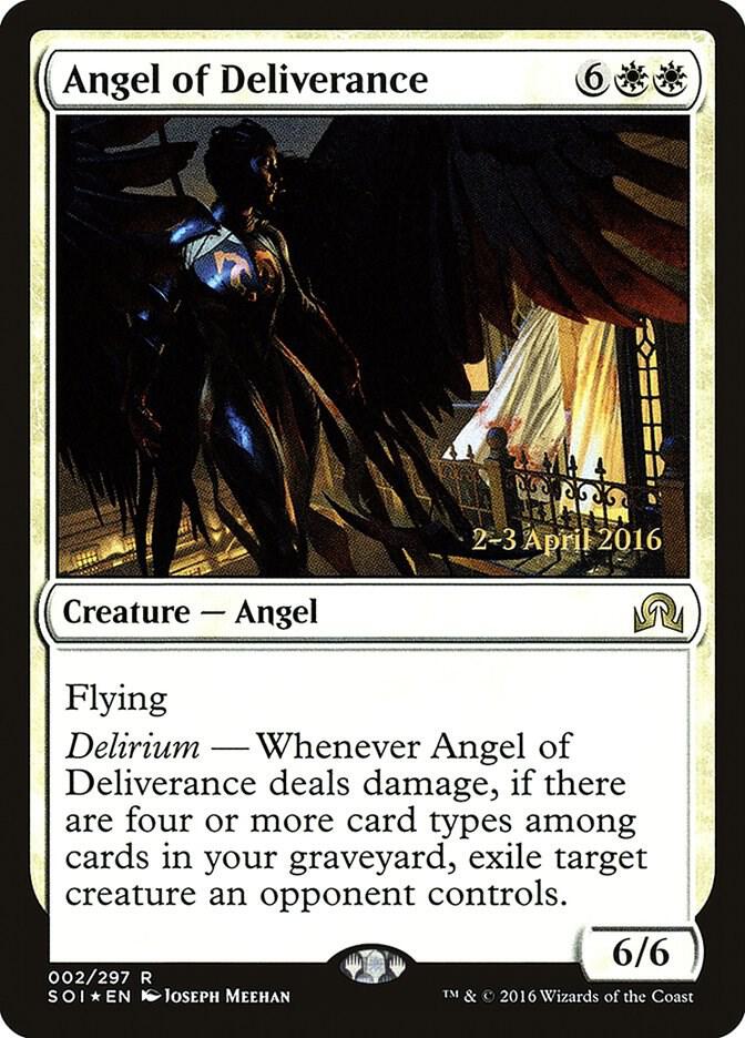 Angel of Deliverance 2 (Prerelease Cards)  - PreRelease Foil | Good Games Adelaide SA