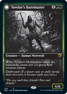 Tovolar's Huntmaster // Tovolar's Packleader [Innistrad: Double Feature] | Good Games Adelaide SA